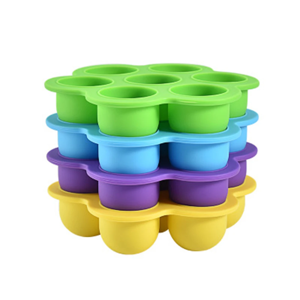 Высококачественная антипригарная кремовая форма Ices с 7 отверстиями силиконовая