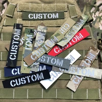 ir iff infrared reflection patch custom laser cutting name tapes gray letters twoline morale tactics military airsoft