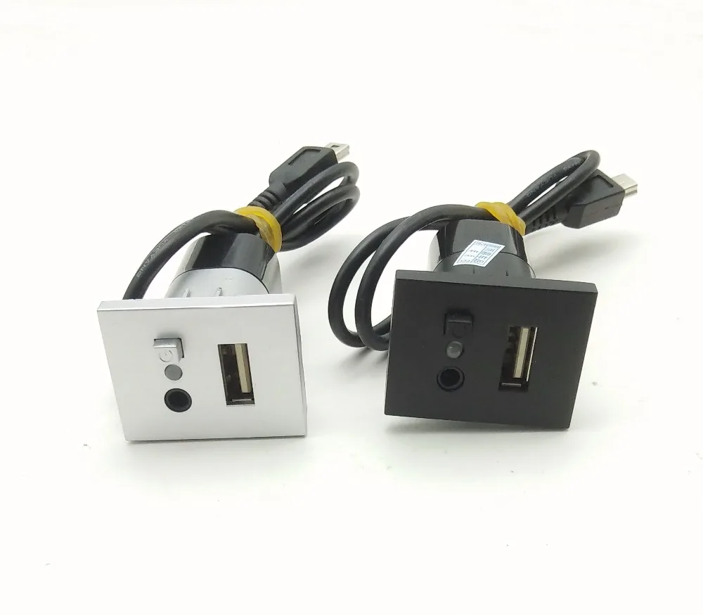 Автомобильные аксессуары SKTOO кнопка Aux Usb интерфейса с мини USB кабелем для Ford Focus Cd