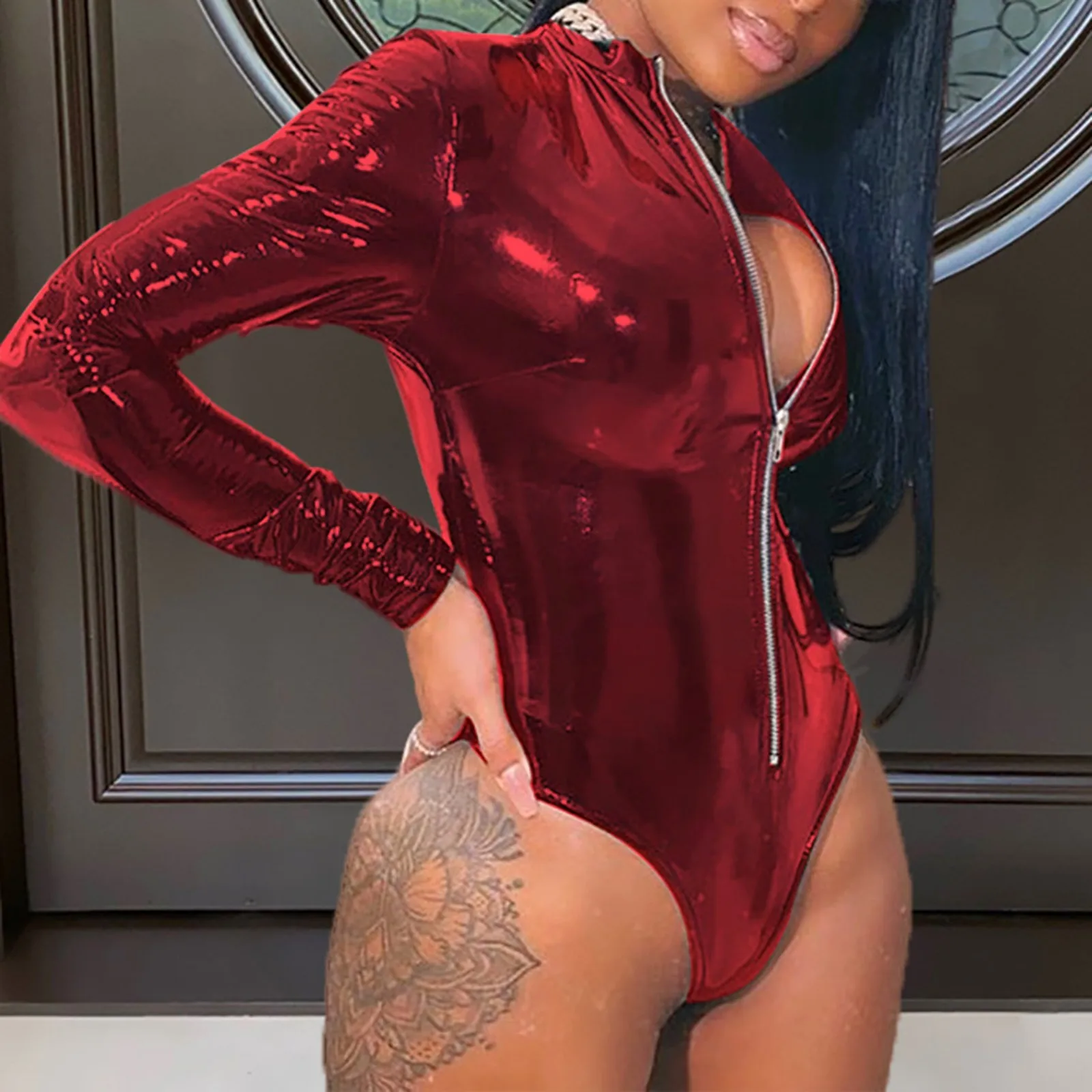 

Сексуальный комбинезон из спандекса, колготки, женская одежда, сексуальные корсеты с открытой спиной, экзотические женские Комбинезоны на ...