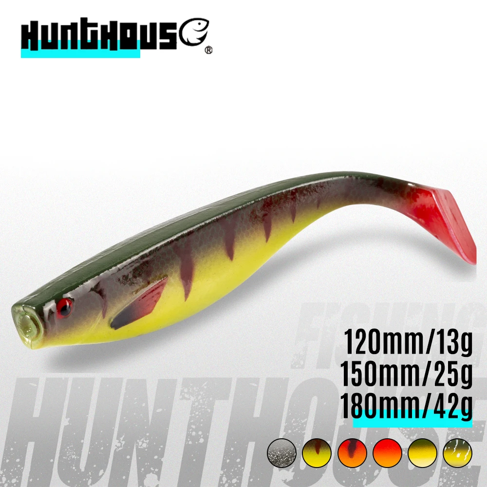 

Hunthouse Soft Fox Rage Pro Shad Fishing Lure Wobblers Swimbait Souple 120mm 150mm 180mm Saltwater For Pike Bass Fish Tackle