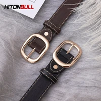 hitonbull vintag simple fashion womens belt hight quality casual pants jeans brand waistband hight quality female leather belts