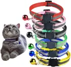 Светоотражающий воротник для кошек, регулируемый, из мягкого нейлона, для безопасности домашних животных