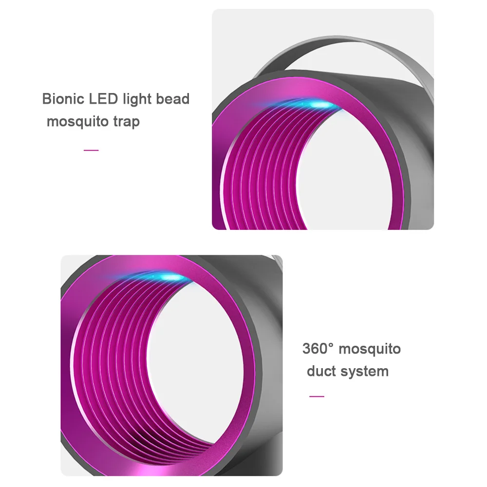 

2020 New Efficient Led Mosquito Killer Lamp Light USB Insect Killer Bug Zapper Mosquito Trap Lantern Repellent Lamp Dropshipper