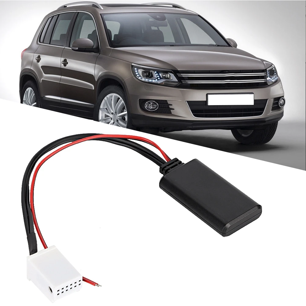 Ground 12V 12-Pin Car Vehicle Bluetooth AUX Adapter Support MP3 WMA WAV FLAC Fit For MCD RNS 510 RCD 200 210 300 310 500 | Автомобили и
