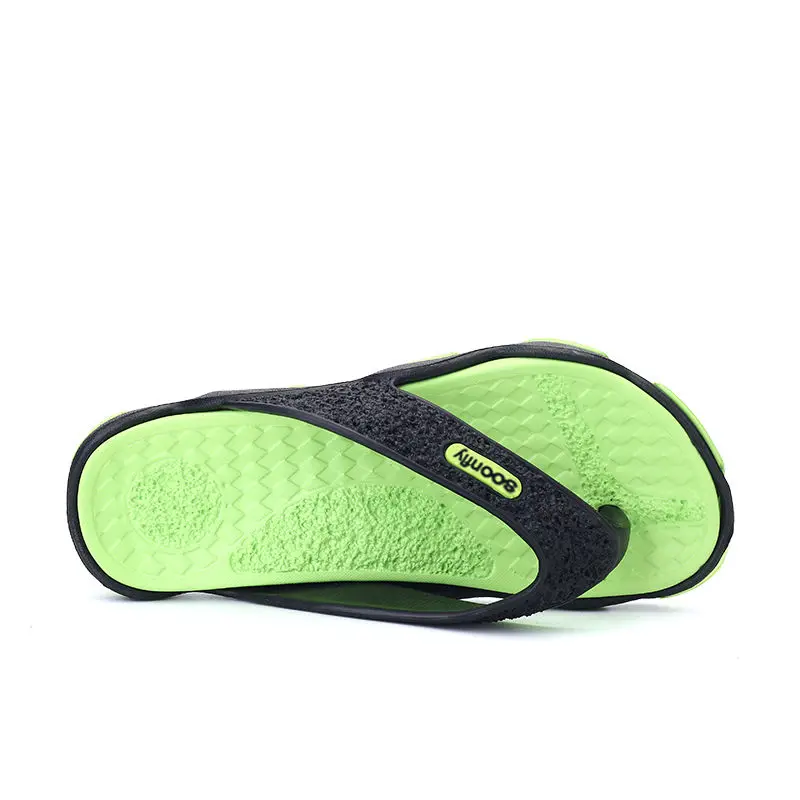 

Cheap Massage Flipflops Boys PVC Beach Slipppers man Indoor Bathroom Shoes 2020 Newly Male Flip Flops
