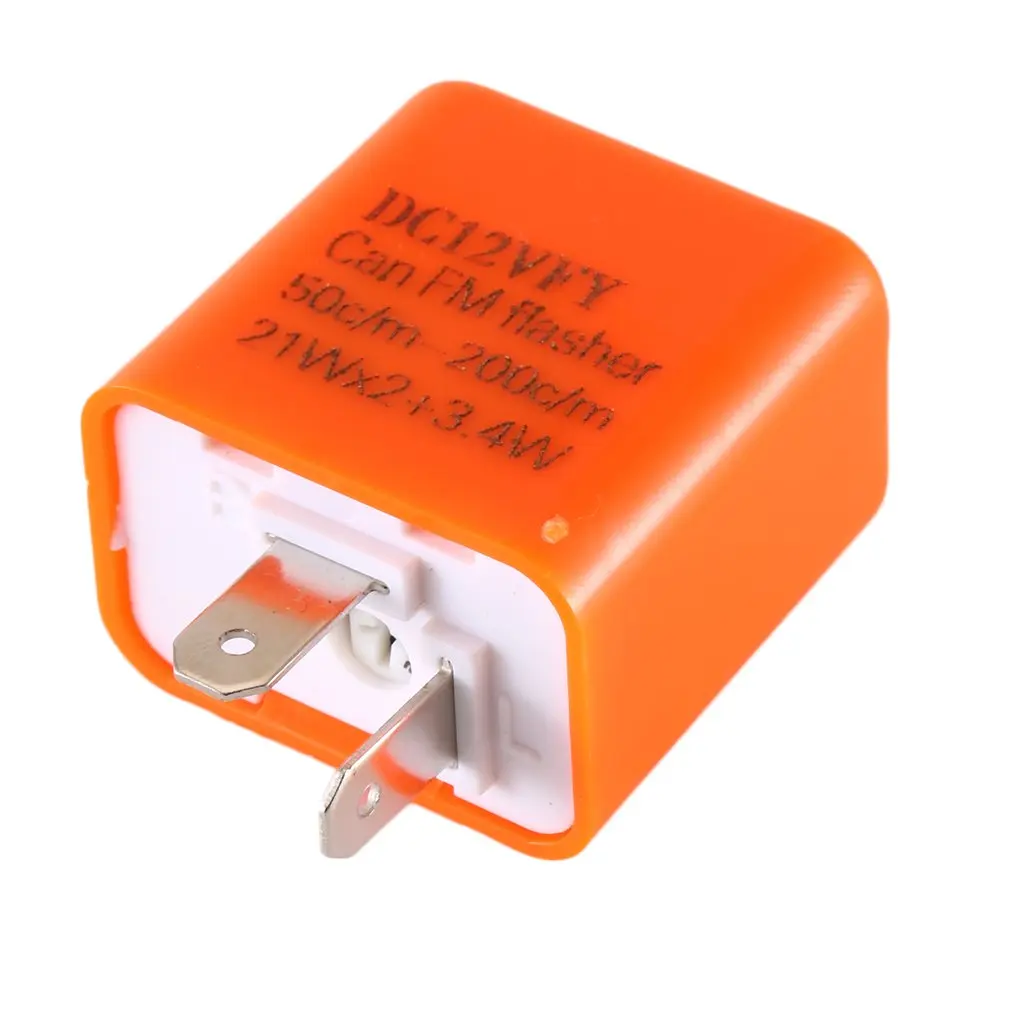 

12В 2-контактный мотоциклетный мигалка регулирусветодиодный ная мигалка реле сигнала поворота Индикатор гипермигание