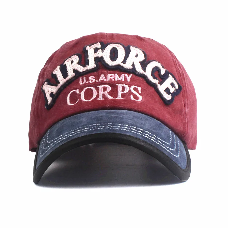 Новая мужская бейсбольная кепка для женщин Snapback шляпа AIRFORCE вышивка Bone Кепка
