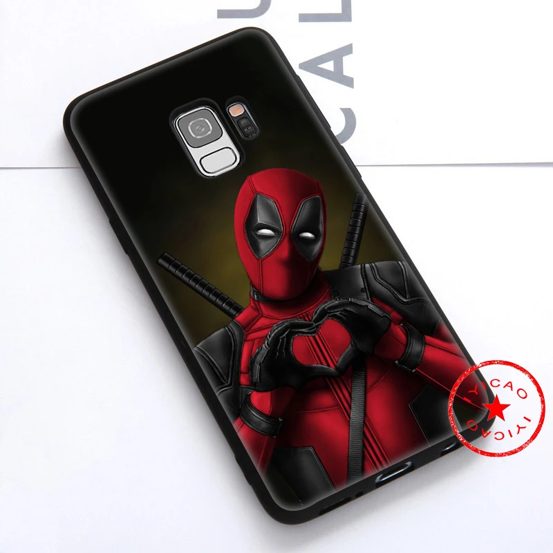 IYICAO Deadpool Dead pool Marvel Soft Case for Samsung Galaxy S10e S10 S9 S8 Note 8 9 10 Plus S6 S7 Edge TPU |