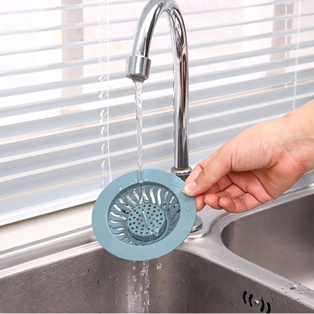 2PC Kitchen Sink Anti-Blocking Leak Net Bathroom Floor Boiler Cover Drain Hair Filter Screen | Обустройство дома