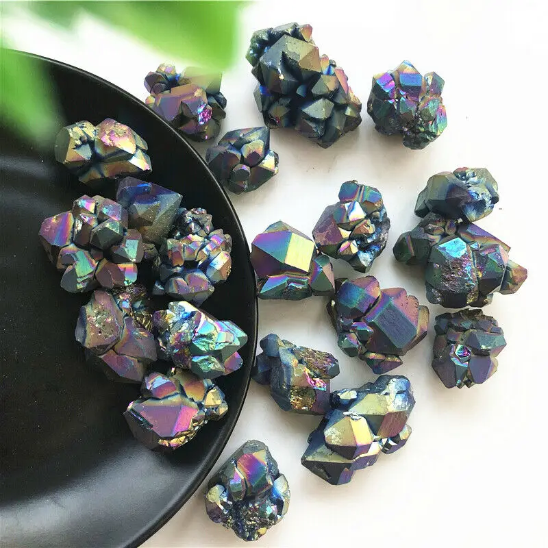 Прямая поставка 50 г 10 30 мм аметист RainbowTitanium отметка детской яркости