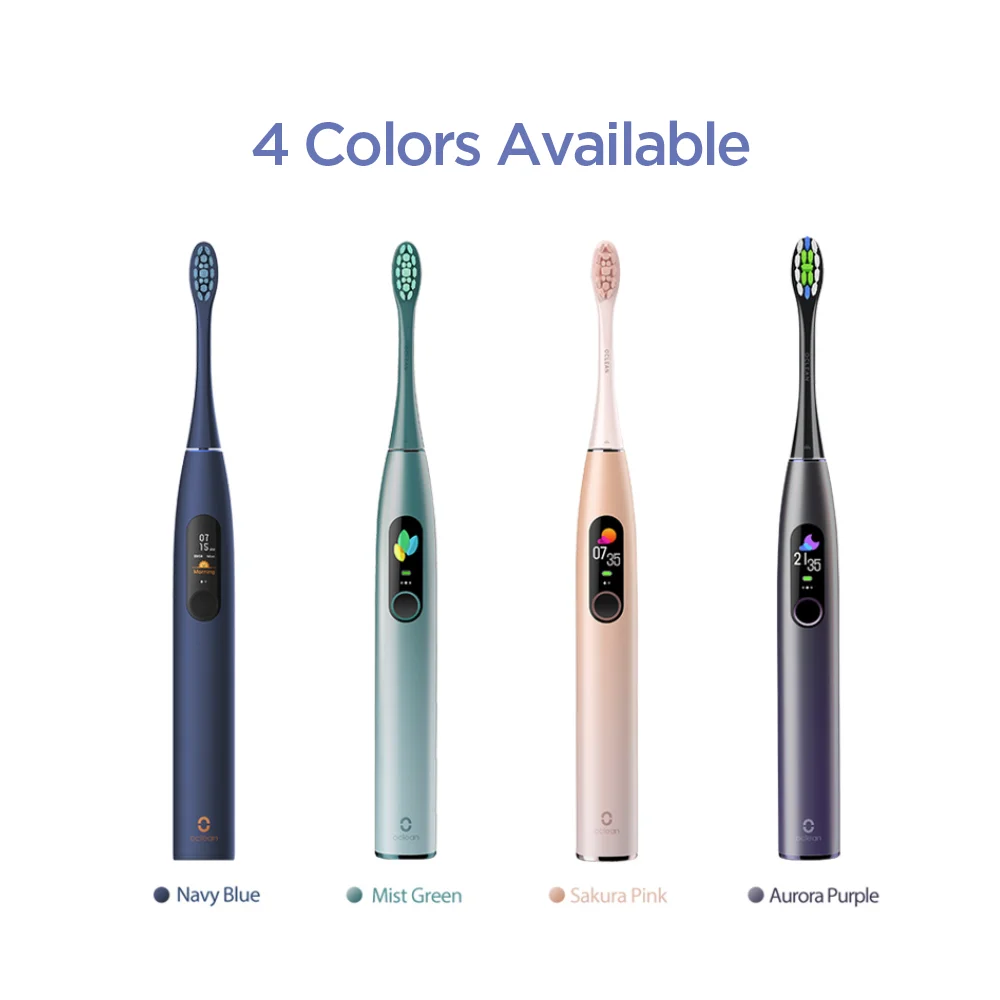 Global Version Oclean X Pro Sonic Electric Toothbrush Adult IPX7 2-in-1 Charger Holder Color Touch Screen Fast Charge | Бытовая техника