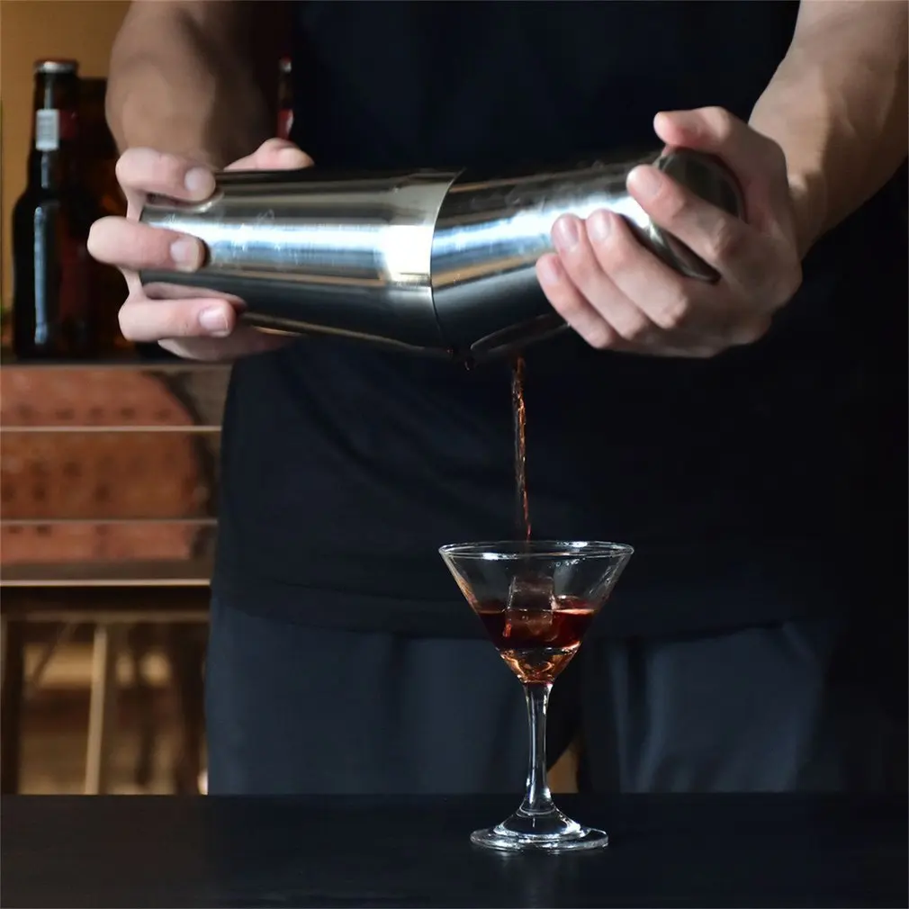 Профессиональный S75-9 600 мл из нержавеющей стали шейкер набор Бостонского стиля