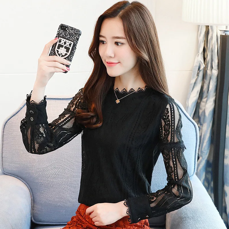 Женский пуловер с воротником-стойкой Свободный Топ длинным рукавом 4XL