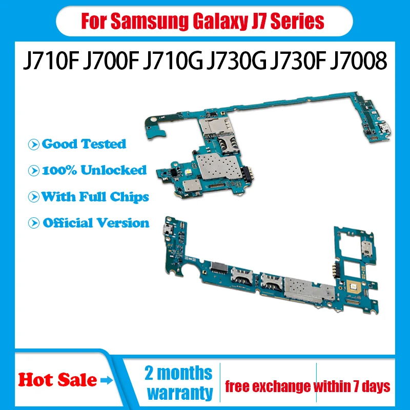 Материнская плата для Samsung Galaxy J7 J710F J700F J710G J730G J730F J7008 материнская плата|Антенны