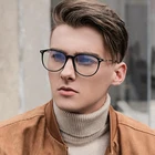 Очки в металлической оправе для мужчин и женщин, ультралегкие круглые винтажные очки в стиле ретро, 6911