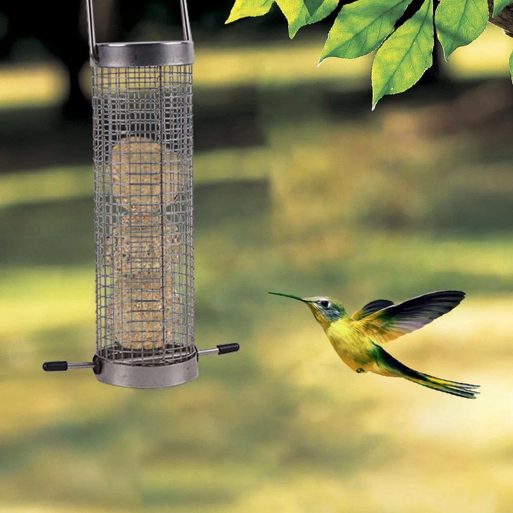 Кормушка для птиц сетчатый дозатор кормления пищевой контейнер попугаев | Дом и