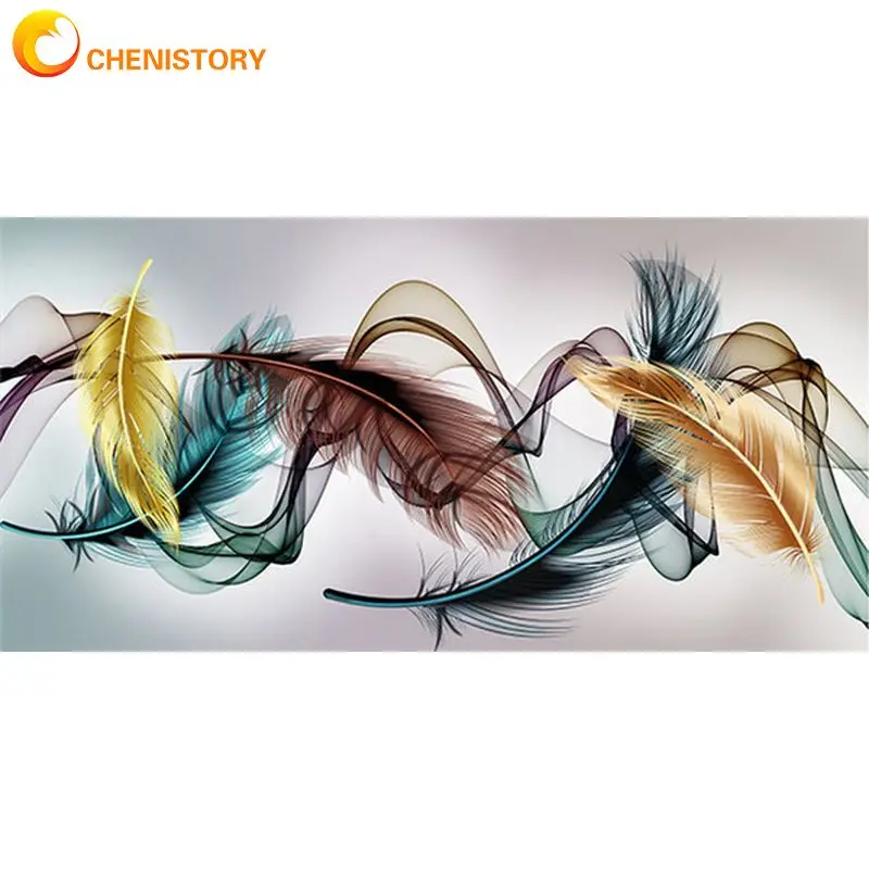 

Рамка CHENISTORY 60x75 см, фотоэлемент, цветной шлейф, ручная роспись, Наборы «сделай сам» для взрослых, цвет по номеру, украшение для дома