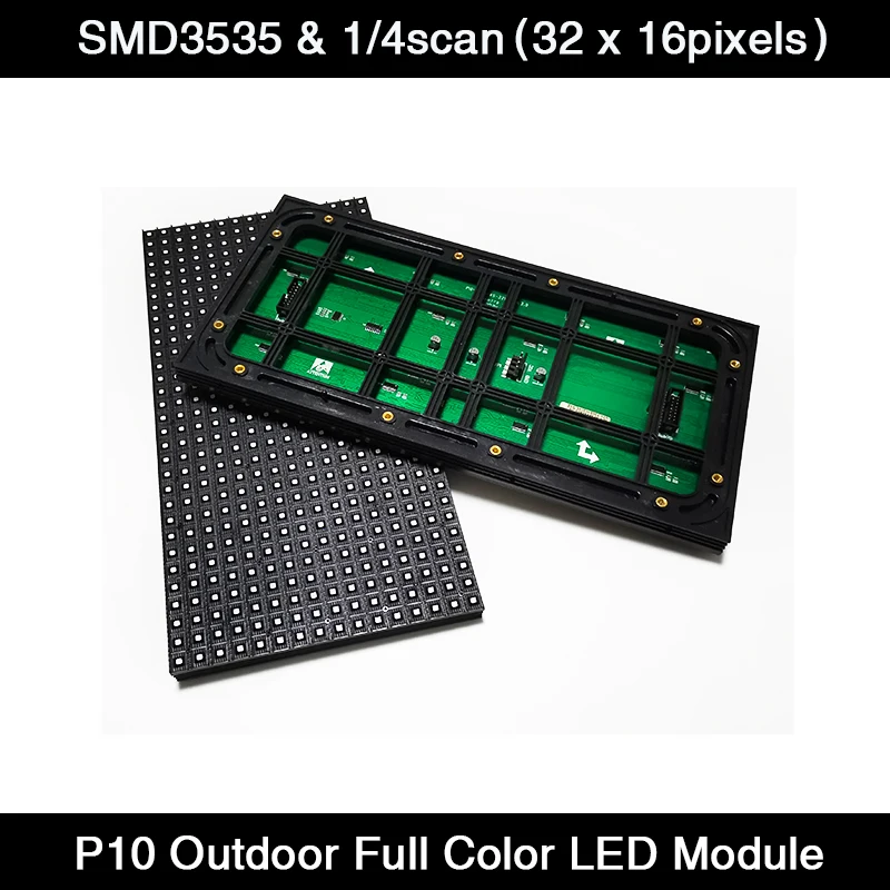 Painel de Cor P10 ao ar 3 em 1 Livre Módulo Venda Quente Display Cheia Rgb Smd Outdoor Led 320x160mm