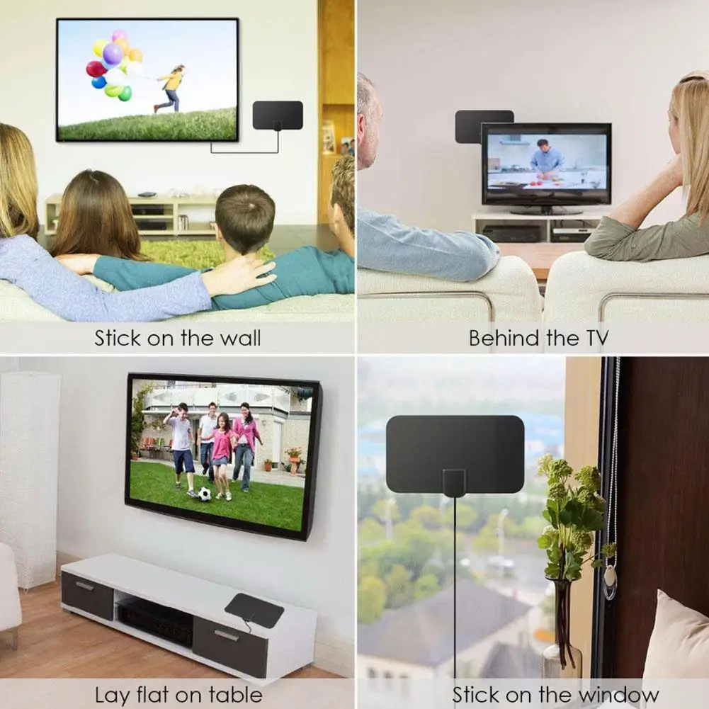 

50 Milestv Antenna Mini European And American Tv Antenna Tv Indoor Antenna Antenna Dvb-t2 Indoor Digital R1q6