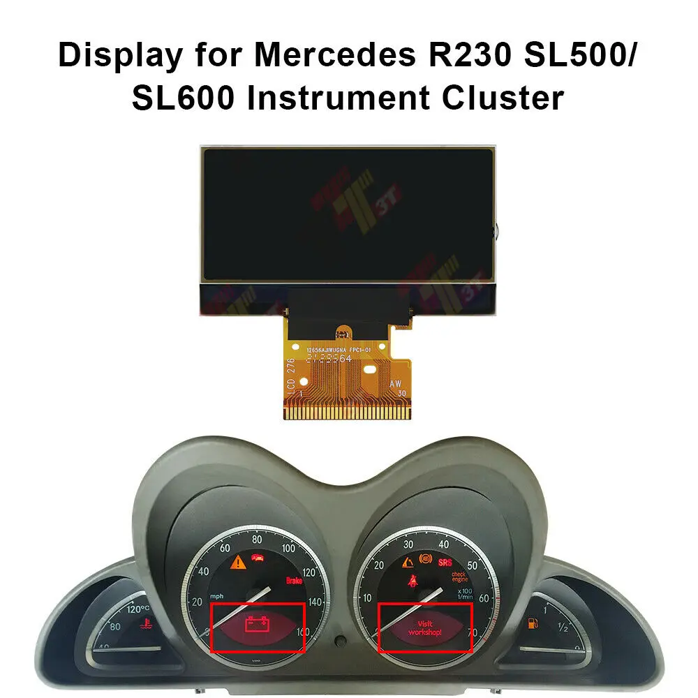 Приборный кластер с ЖК-дисплеем для Mercedes Benz R230 SL350 SL500 SL600 SL55 AMG спидометр