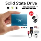 Внешний SSD 1 ТБ 500 Гб мобильный жесткий диск USB 3,0 внешний SSD Typc-C портативный жесткий диск
