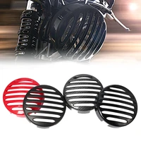 motorcycle front abs headlight protector grille guard cover shallow cut for honda rebel 500 cmx500 rebel500 2017 2019 black