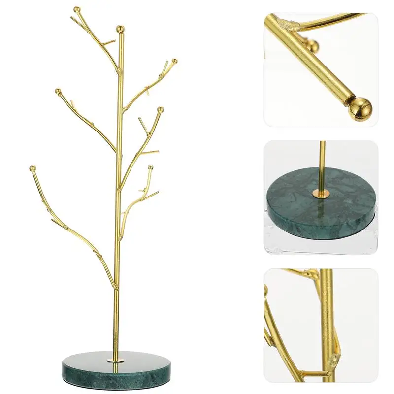 

1pc Durable Prime Sturdy Chic Jewelry Hanging Organizer Tree Shape Jewelry Rack Jewelry Display Rack