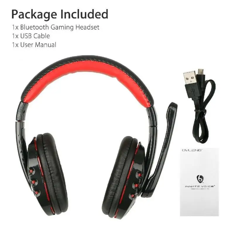 

Professional Gamer Headset For PS4 PS5 Computer Gaming Headphones Bass Stereo For PC Laptop Wireless Headset With Mic Gifts