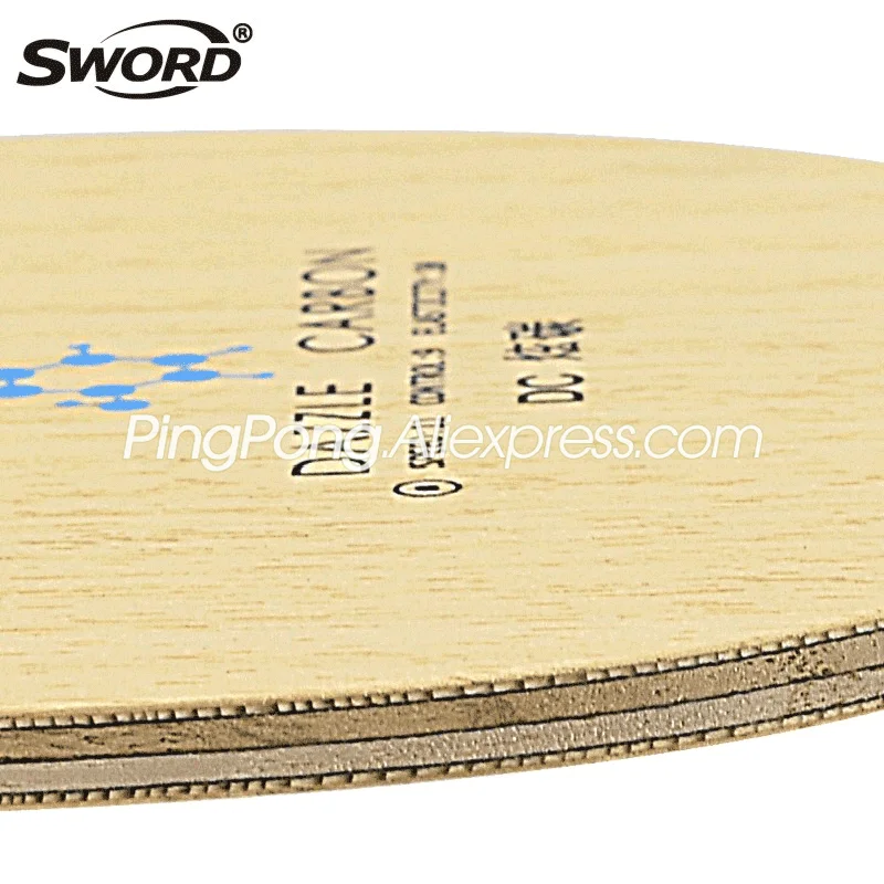 Ракетка для настольного тенниса SWORD DAZZLE CARBON DC (6 + 3 карбона) оригинальная ракетка