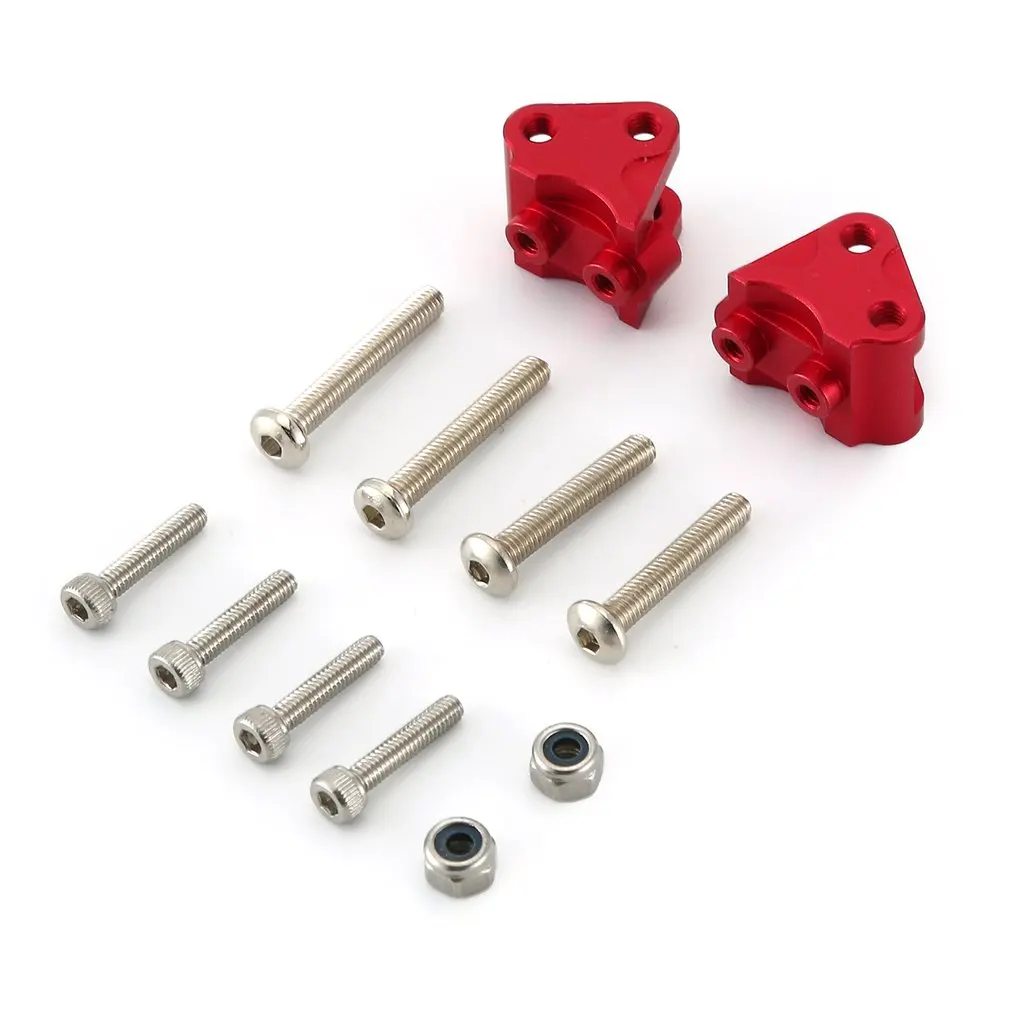 

2 шт. ЧПУ алюминиевое переднее и заднее нижнее амортизирующее соединение звено амортизирующее крепление для Rc 1/10 Rock Car Axial Scx10 Ii 90047 90046 Ar44 Axle