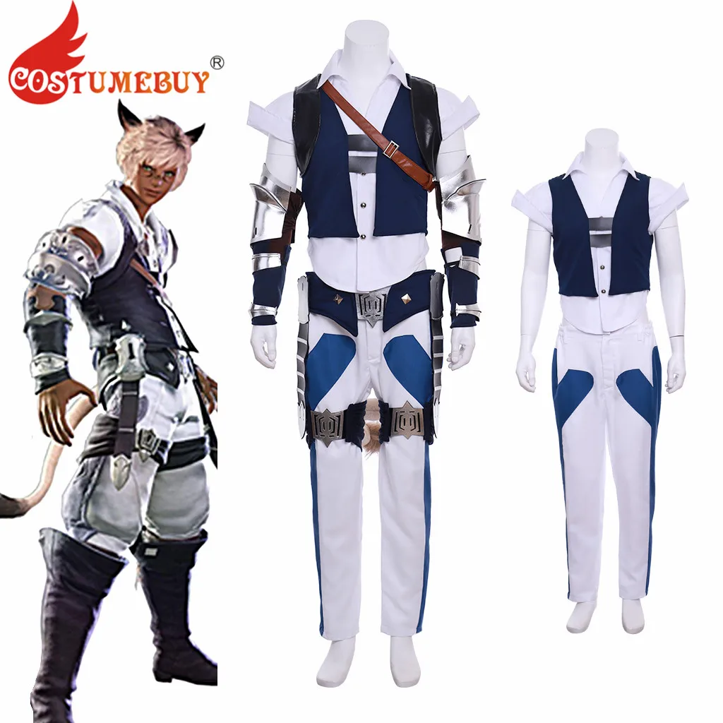 

Final Fantasy XIV Miqote Cosplay Costume Game FF14 Adult Halloween Suit Outfit Custom Made L921