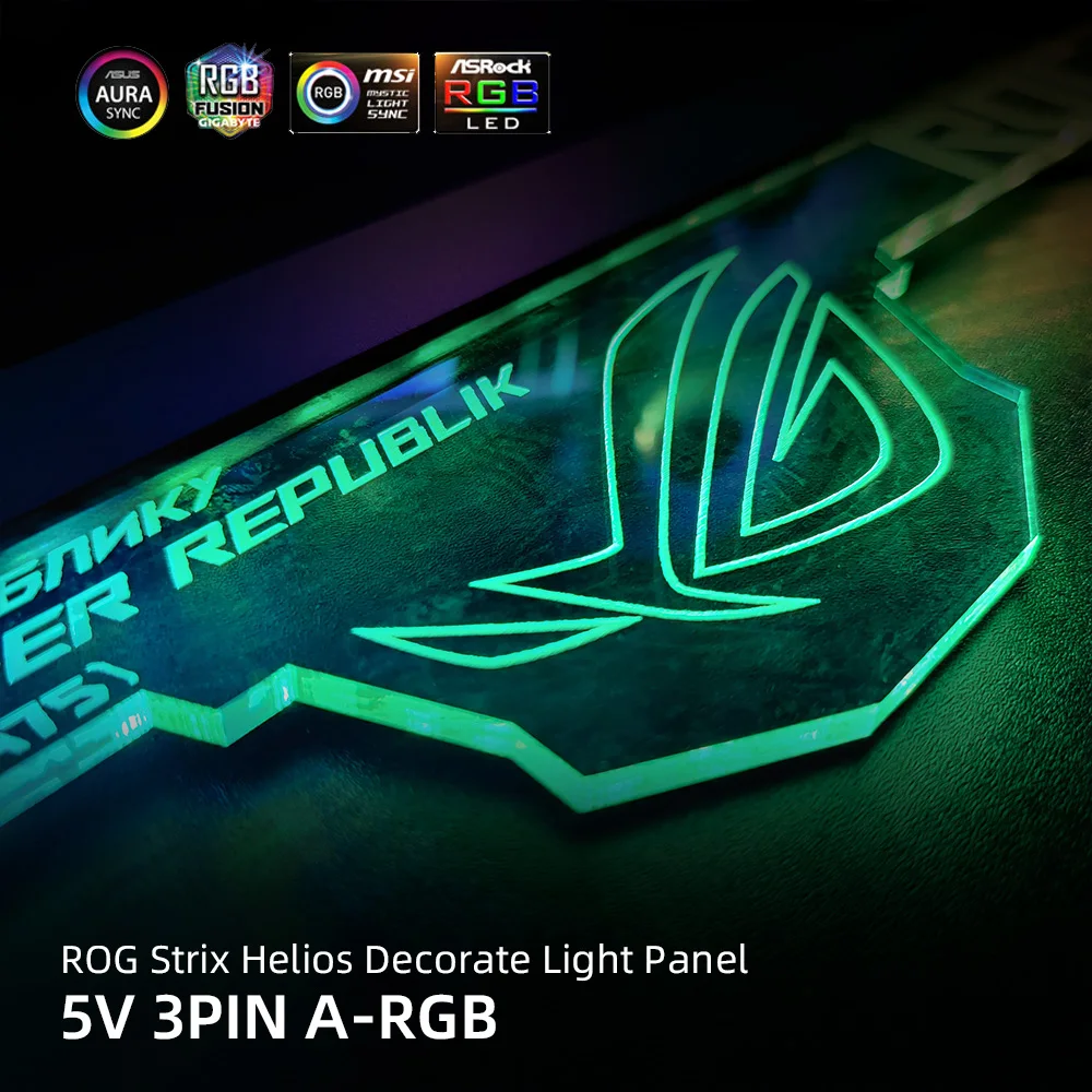 Прозрачная верхняя RGB панель для шасси ROG Strix Helios GX601 акриловый чехол украшение на