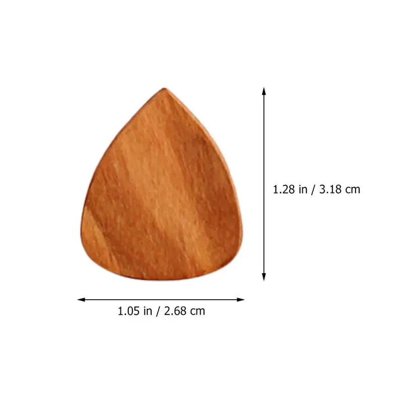 Гитарные медиаторы 3 шт. прочные плектры из дерева оливкового детали для гитары
