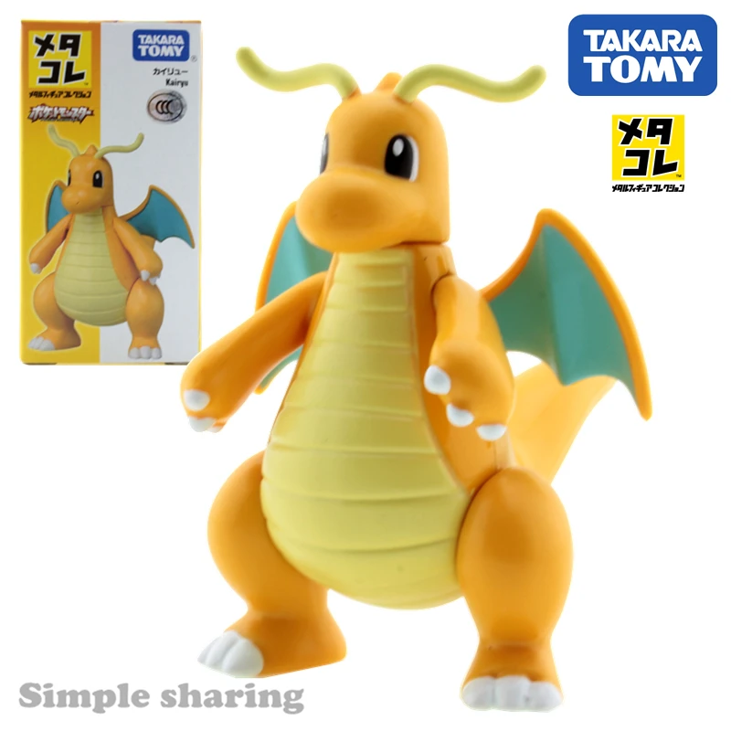 Takara Tomy Metacolle Pokemon Kairyu (драгинит) Коллекция металла литые модели Аниме фигурки