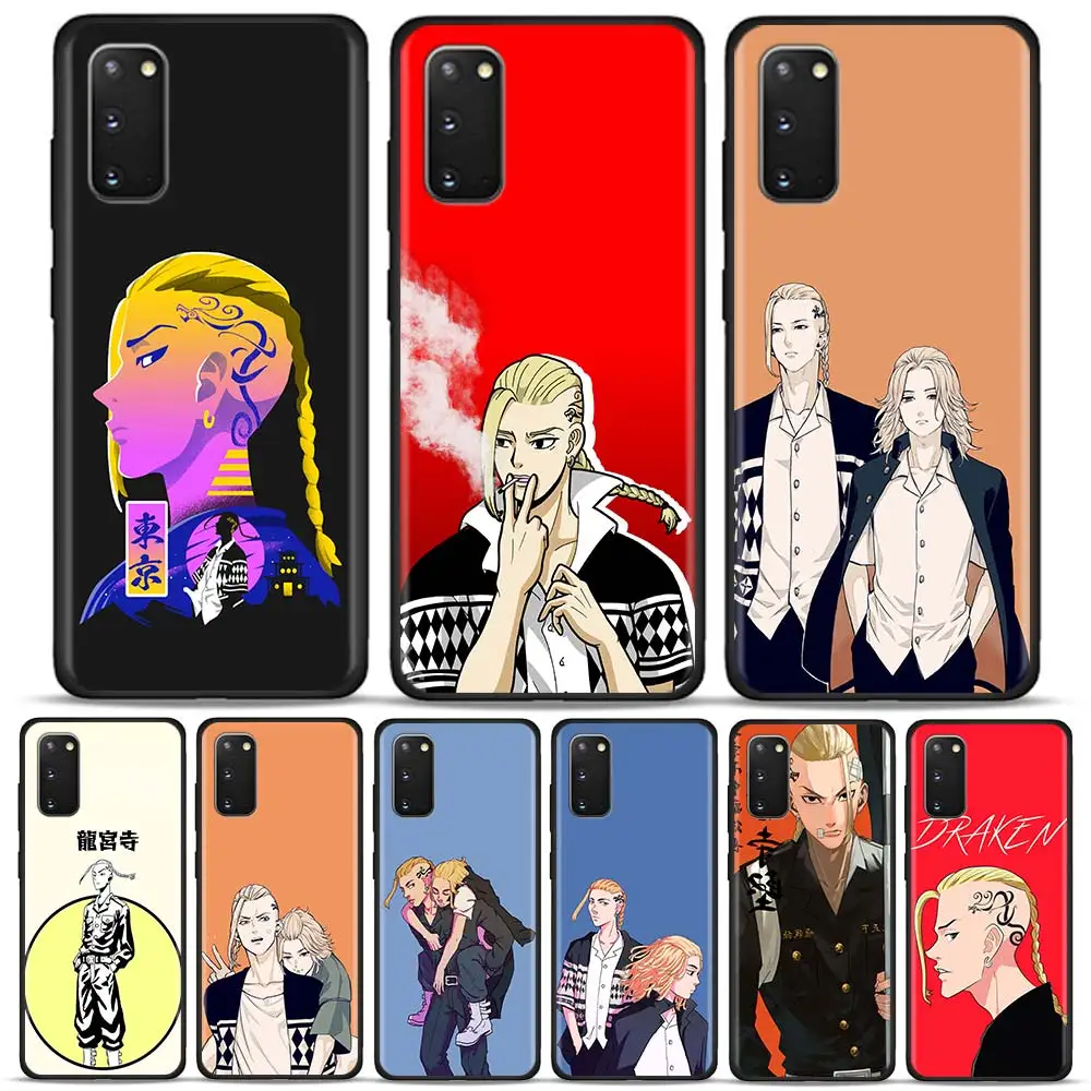 

Tokyo Revengers Draken Phone Case for Samsung Galaxy S20 S21 FE S10 S9 S8 Plus S21 Ultra 5G S10 Lite S10E S7 Edge Soft Cover