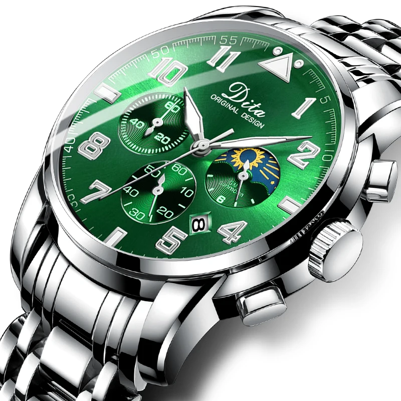 

Relojes Hombre 2020 DITA New Watches Men Luxury Brand Chronograph Male Sport Watches Waterproof Stainless Steel Quartz Men Watch