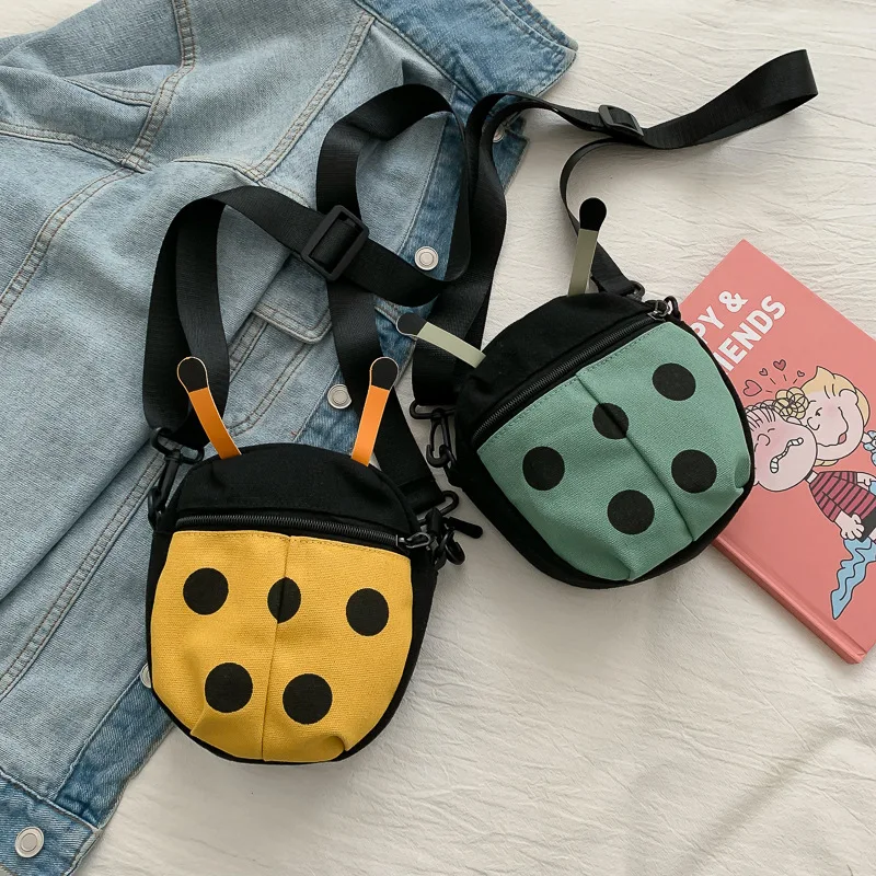 M456 Милая фотосессия для женщин и детей милая Божья коровка Холщовая Сумка | Багаж