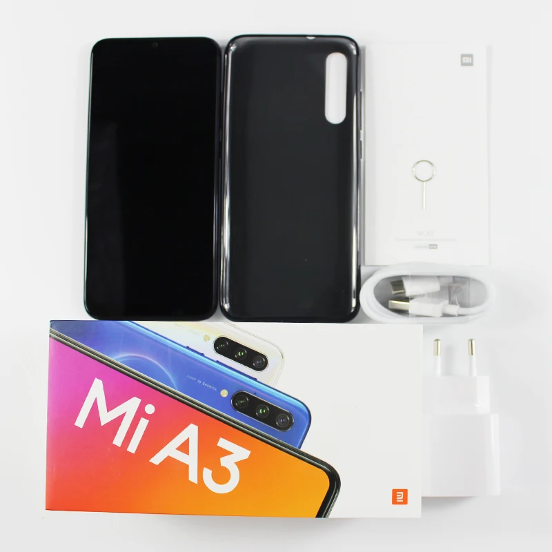В наличии! глобальная версия Xiaomi Mi A3 4 Гб RAM 128 ГБ ROM Смартфон Snapdragon 655 48MP задняя
