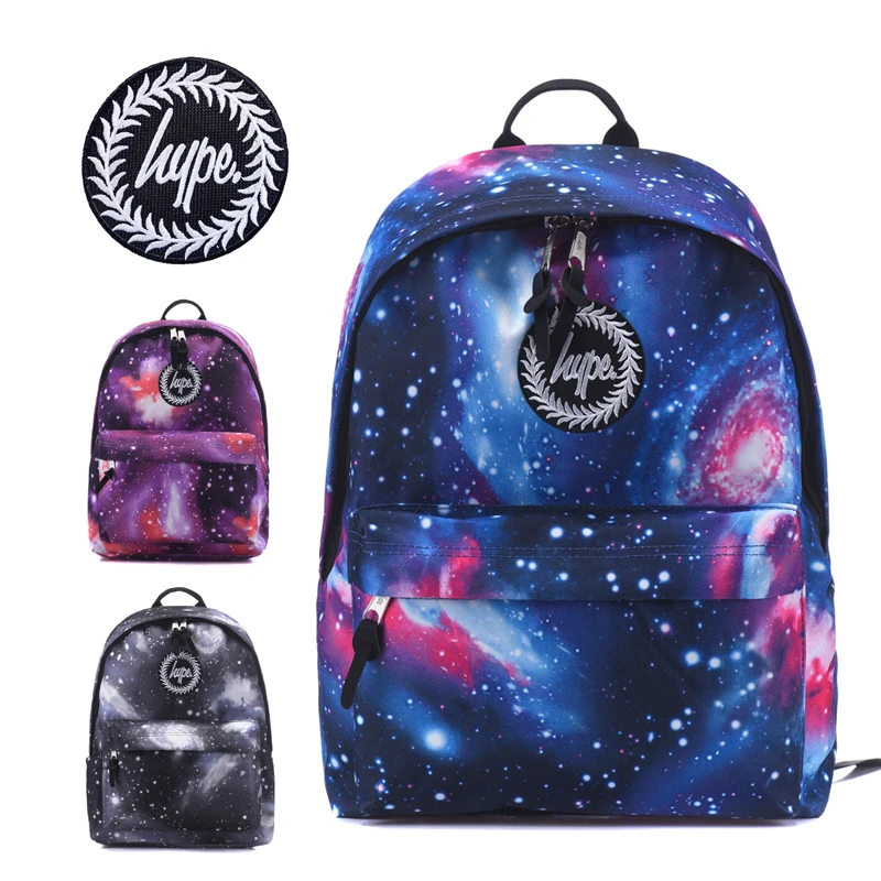 Hype для мальчиков и девочек школьный рюкзак Книжная сумка студентов|Мужские