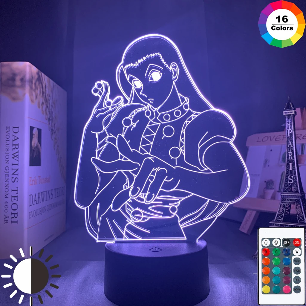

Anime 3D Lights Ztwo Figure Night Light kids Children Girls Party Bedroom Decoration Lights Comics Gifts Night Lights