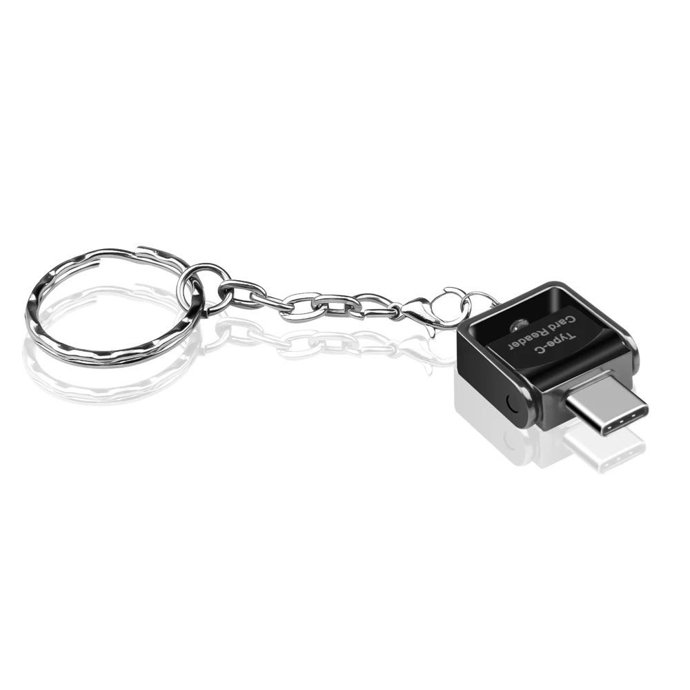 Kebidumei Тип C Micro SD кард-ридер USB C для TF карты адаптер для Macbook Pro samsung S9 S8 Xiaomi 5 6 брелок