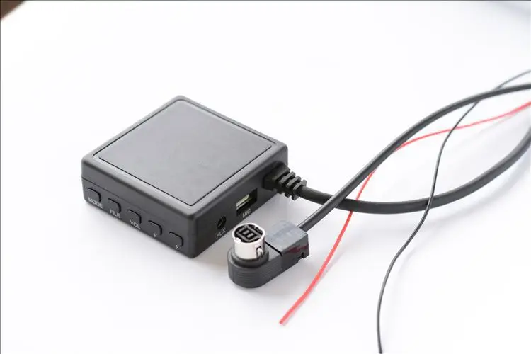 Автомобильный Bluetooth 5,0 AUX USB музыкальный адаптер беспроводной аудио кабель микрофон адаптер для Alpine Ai-NET JVC KS-U58 PD100 U57