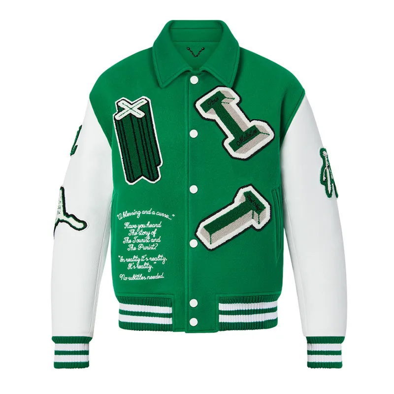 

Women's Baseball Jacket Men Brand L Vintage Autumn Coats Female Bomber Jackets Fashion Streetwear Embroidery Varsity Jackets
