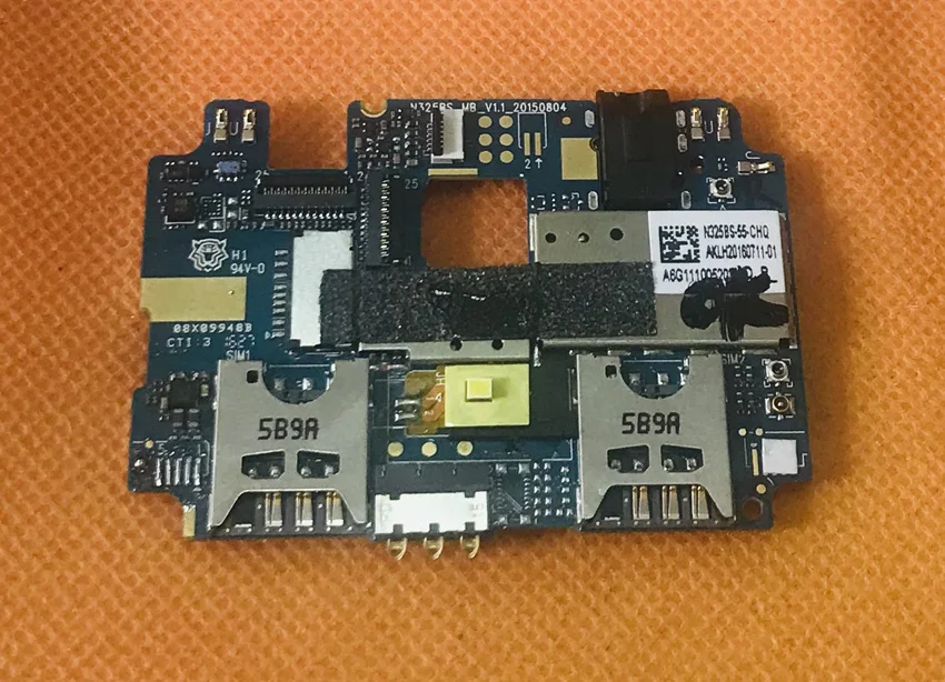 Бывшая в употреблении оригинальная материнская плата 3g ram+ 16G rom материнская плата для Cubot Z100 Pro MTK6735 quad core