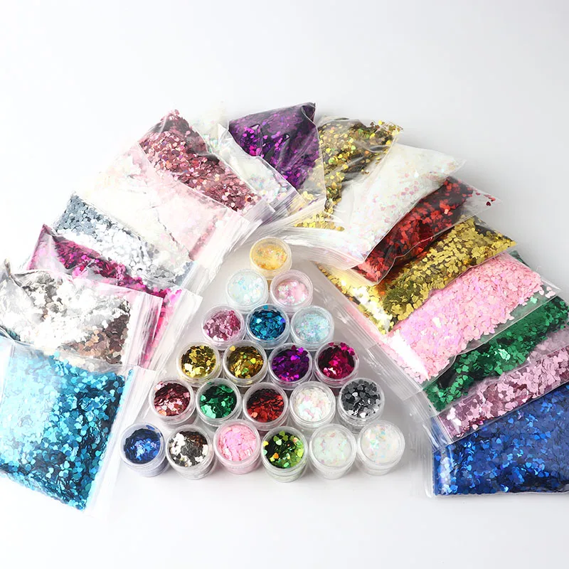 50 г ультратонкие голографические Блестки для ногтей в форме сердца лазерное