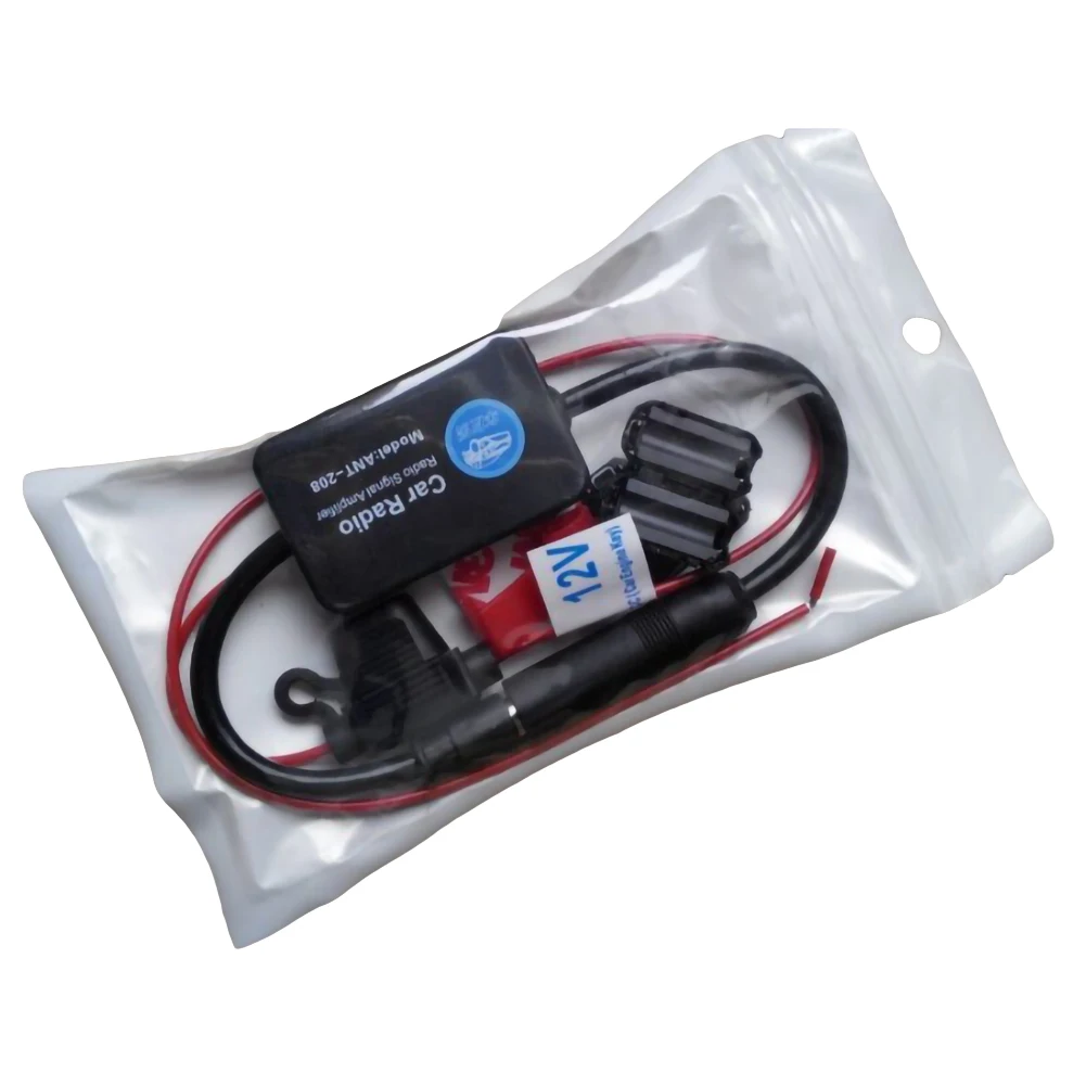

Car Stereo FM&AM Radio Signal Antenna Aerial Signal Amp Signal Amplifier Auto Car Radio FM Antenna Signal Booster for Vehicle