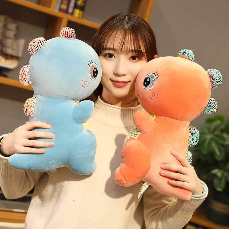 Популярная мультяшная милая плюшевая игрушка в виде динозавра огромный