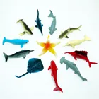 5 шт.набор, пластиковые фигурки морских животных, морская жизнь, Акула, китовый краб, детские игрушки, миниатюрные рыбы, океанские существа, оптовая продажа