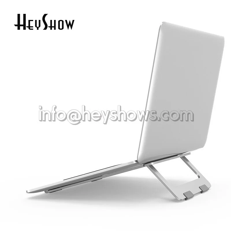 

Портативная Складная подставка для ноутбука Macbook из алюминиевого сплава Регулируемый Настольный держатель для планшета Настольный кронштейн для ноутбука iPad Air